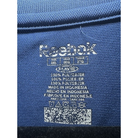 Reebok Toronto Maple Leafs NHL polo Shirt Men's 2XL blue - Picture 3 of 4